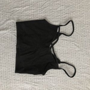 Hollister Black Cropped Bandeau